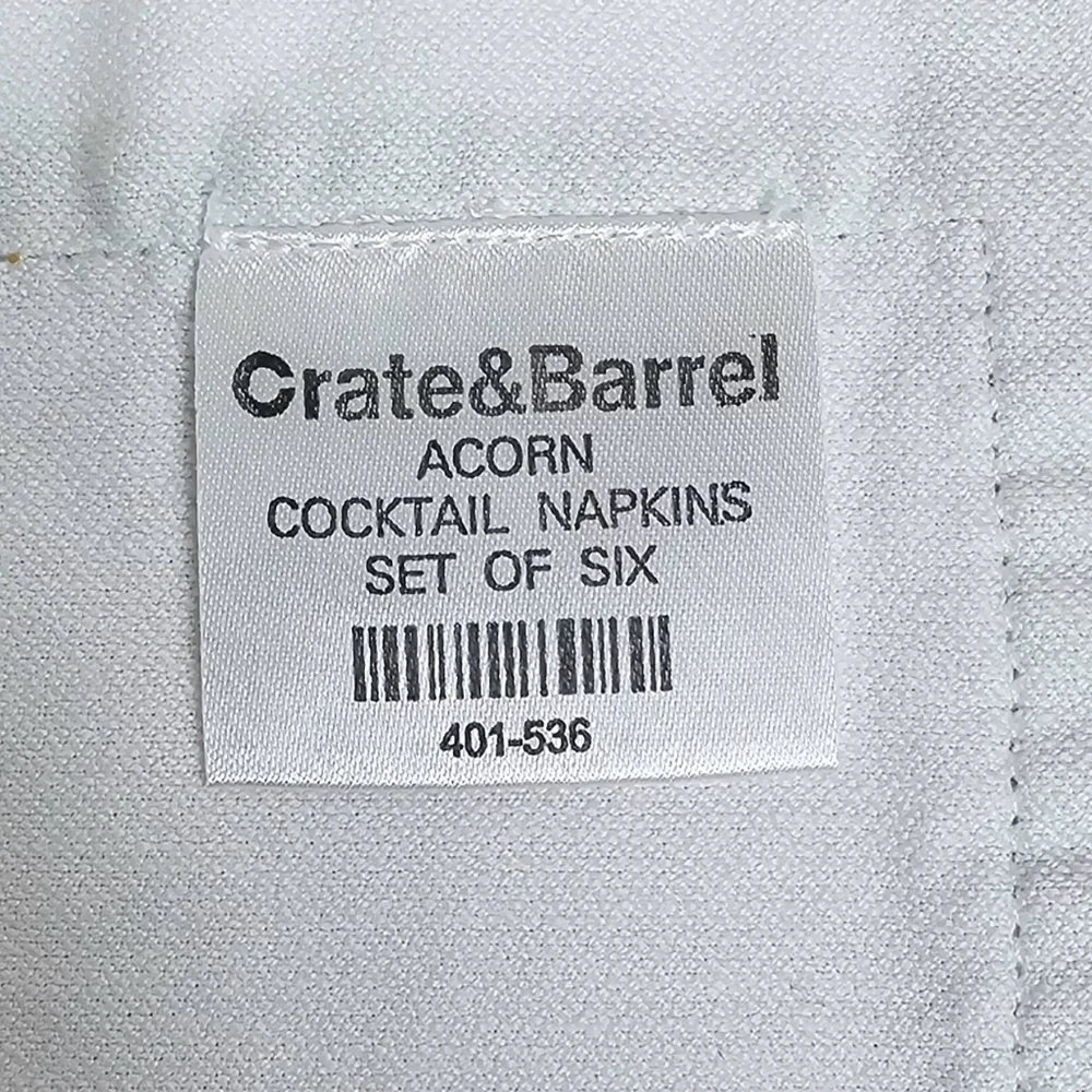 Set of 6 Crate & Barrel Vintage Floral Cloth Napkins Mixed Pastel Patterns